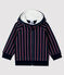 Sudadera con capucha para bebé niño azul SMOKING/blanco MULTICO