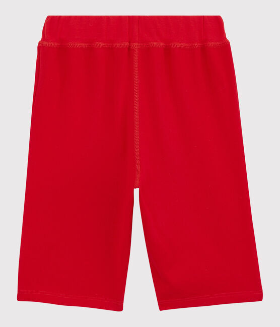 Bermudas de algodón de niño rojo PEPS