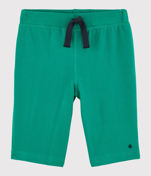Bermudas de punto de ni&ntilde;o verde
