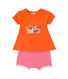 Conjunto de camiseta y short para bebé niña