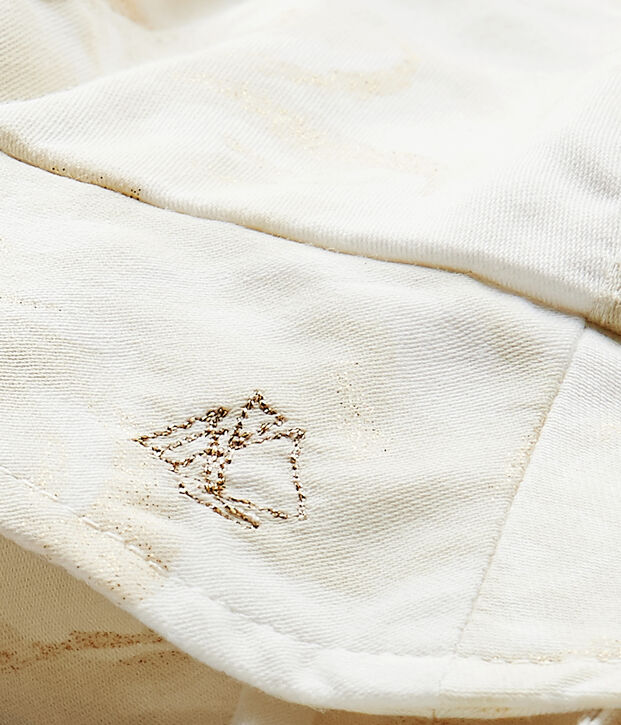 Gorro beb&eacute; de ni&ntilde;a blanco/multicolor