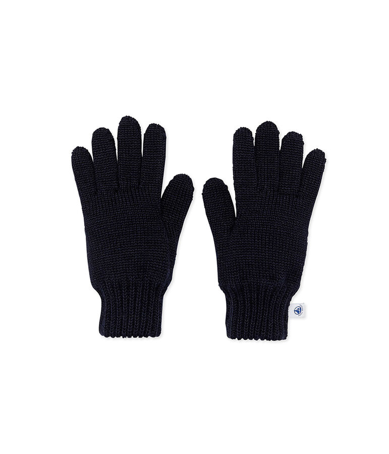 Guantes infantiles para ni&ntilde;o azul