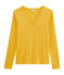 Camiseta de manga larga icónica de mujer amarillo BOUDOR