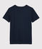 Camiseta de algodón Sea Island para mujer azul MARINE