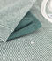 Pijama de algodón milrayas para niño/niña verde VALLEE/blanco MARSHMALLOW