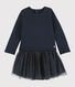 Vestido de manga larga para bebé niña