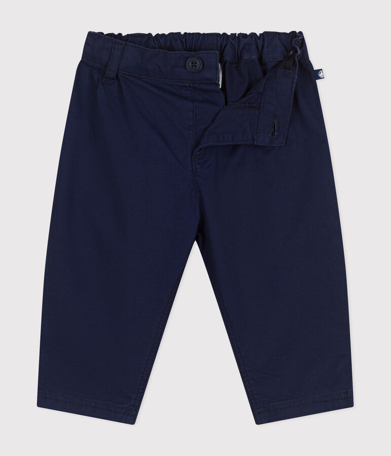 Pantal&oacute;n de sarga para beb&eacute; azul