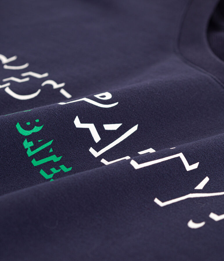 Sudadera de algod&oacute;n para mujer azul