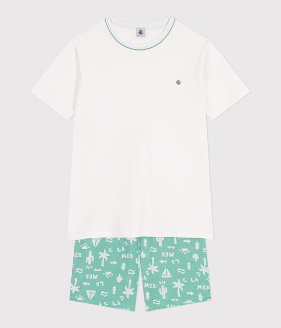 Pijama corto infantil de algodón MARSHMALLOW/ ALOEVERA