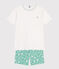 Pijama corto infantil de algodón MARSHMALLOW/ ALOEVERA