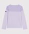 Camiseta marinera de algodón para mujer violeta SQUAW/ MILK