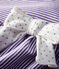 Vestido milrayas para bebé niña violeta REAL/blanco MARSHMALLOW