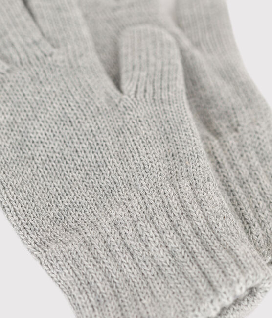 Guantes de punto de niño/niña gris CHATON CHINE