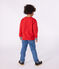 Sudadera infantil de algodón con estampado rojo POMPEI