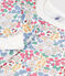 Pijama infantil muy ajustado de algod&oacute;n con estampado multicolor/rosa/multicolor