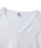 Camiseta de manga larga para mujer con cuello V blanco ECUME