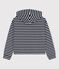Sudadera de algodón con capucha para mujer azul SMOKING/blanco MARSHMALLOW