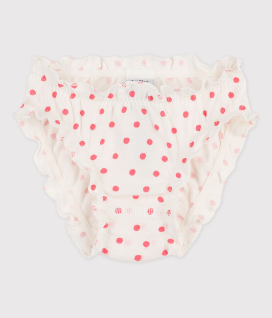 Braguita de algodón de niña blanco MARSHMALLOW/rosa GRETEL