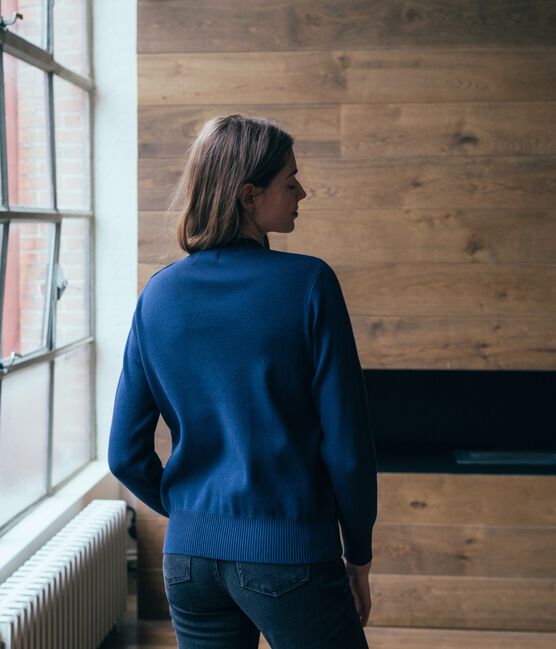 Jersey para mujer azul SMOKING