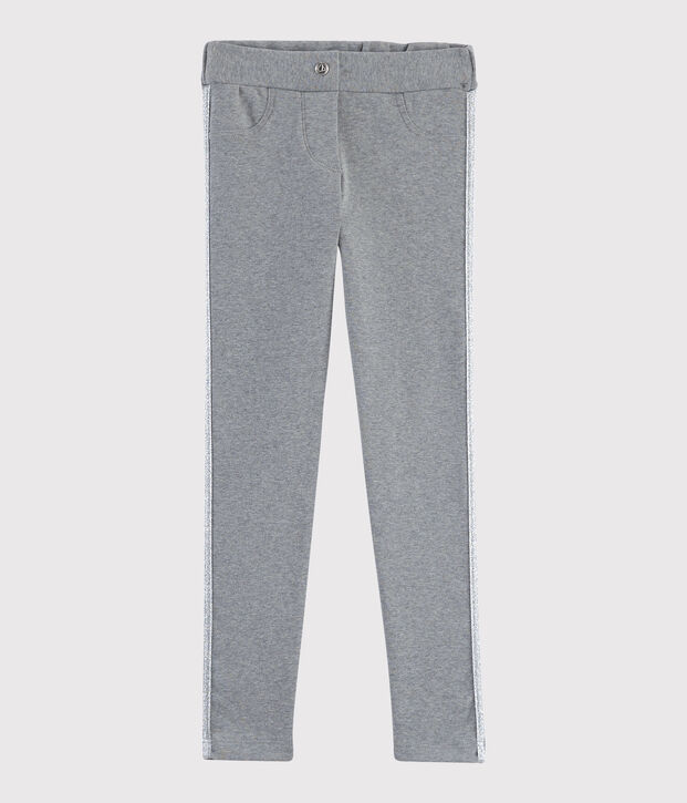 Jeggings para ni&ntilde;a gris