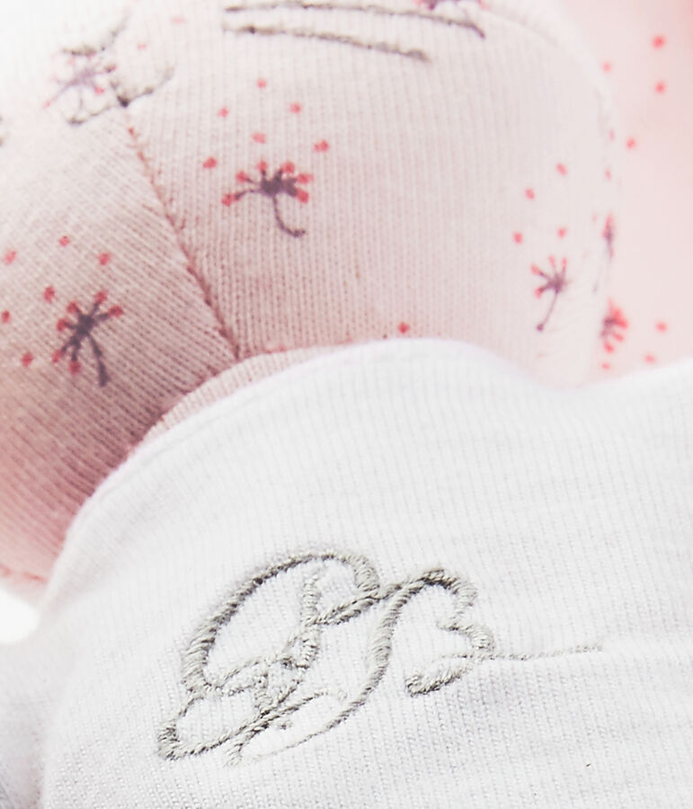 Doudou conejito estampado rosa/multicolor