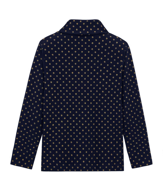 Camiseta de manga larga para niña azul SMOKING/amarillo DORE