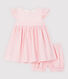 Vestido y pantaloncito «bloomer» de bebé niña