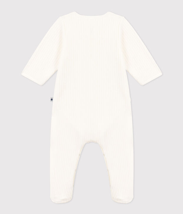 BODYJAMA UNISEX DE TERCIOPELO blanco