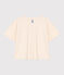 Camiseta LE BOXY de algodón para mujer crudo AVALANCHE