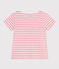 Camiseta de punto flameado a rayas para niña AVALANCHE/ SHOCKING