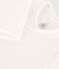 Jersey de túbico acolchado de algodón para bebé blanco MARSHMALLOW