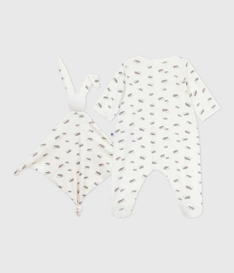 Estuche de regalo de algod&oacute;n estampado para reci&eacute;n nacido variante 1