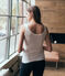 Camiseta de tirantes para mujer de punto 2x2 blanco MARSHMALLOW