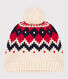 Gorro de jacquard de lana de niño/niña