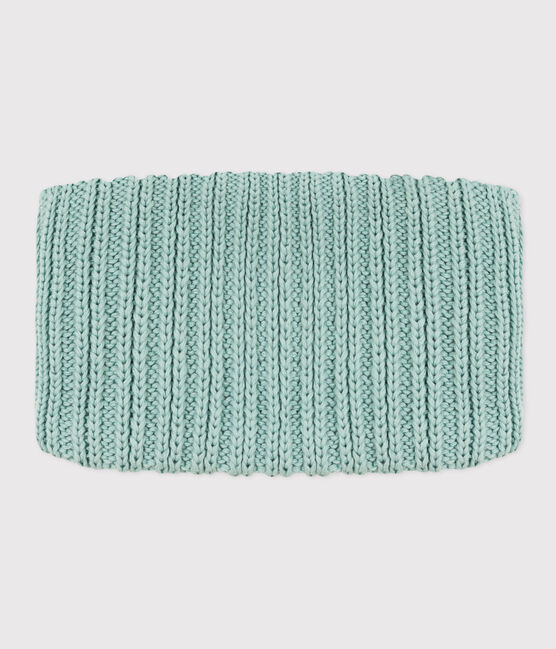 Braga de cuello de punto con forro de tejido polar para bebé, niño o niña verde PAUL