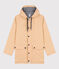 Chubasquero icónico de material reciclado y algodón ORGÁNICO beige TRENCH