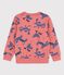 Sudadera de muletón infantil unisex rosa PAPAYE/ MULTICO