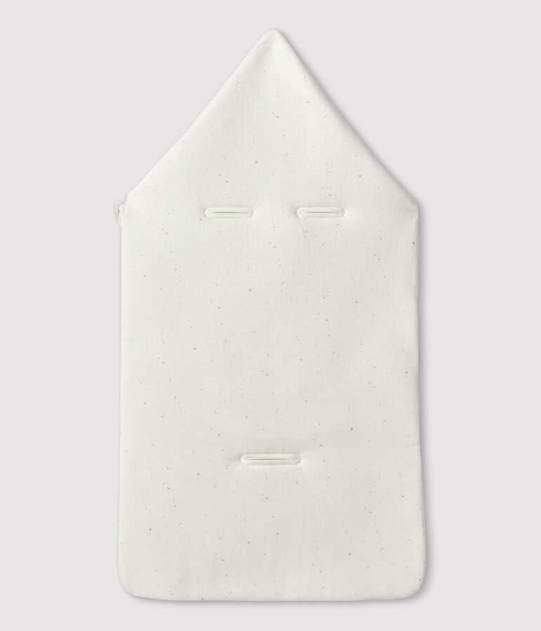 Nido de &aacute;ngel blanco de tejido tubular de algod&oacute;n ecol&oacute;gico blanco