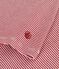 Camiseta de cuello alto de algod&oacute;n a rayas para mujer rojo/blanco