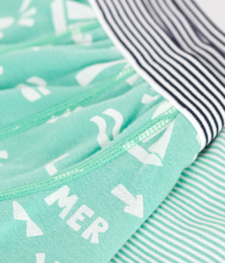 Juego de 2 b&oacute;xeres infantiles de algod&oacute;n estampado multicolor