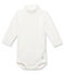 Body con cuello para bebé mixto blanco MARSHMALLOW