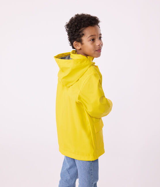 Impermeable emblemático para niña/niño amarillo JAUNE