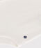 Body de algodón de manga corta con cuello de polo para bebé blanco MARSHMALLOW