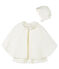 Conjunto 3 piezas ceremonial de lino para bebé niña variante 1