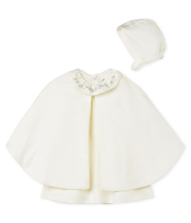 Conjunto 3 piezas ceremonial de lino para beb&eacute; ni&ntilde;a multicolor