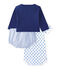 Conjunto de 3 piezas para bebé niño azul CHALOUPE/blanco ECUME/ PERSE