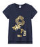 Camiseta de manga corta para niña azul SMOKING