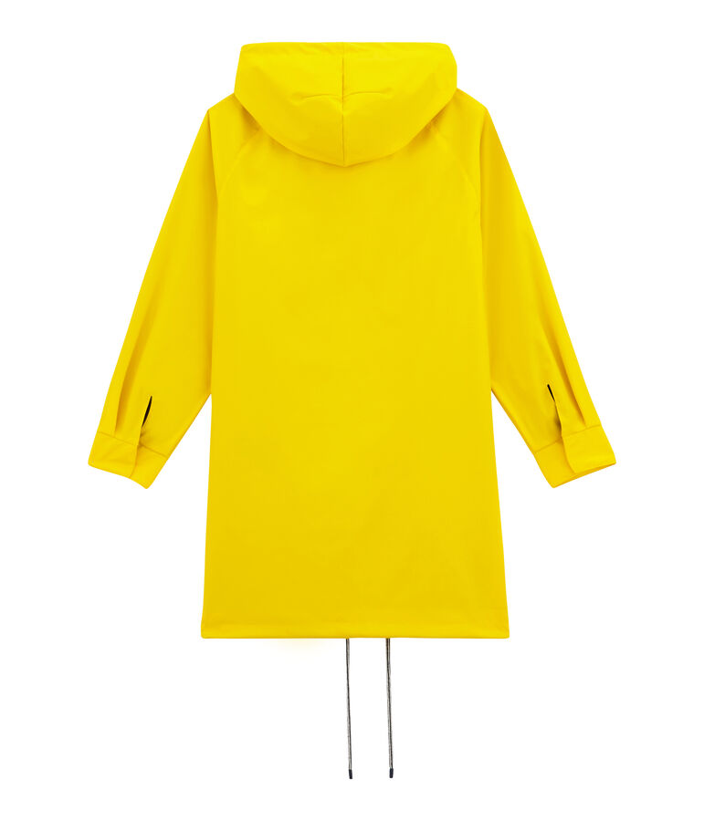 Chubasquero parka para mujer amarillo