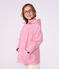 Chubasquero ic&oacute;nico liso infantil rosa