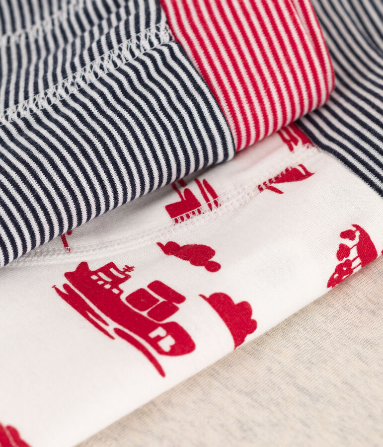 Juego de 3 b&oacute;xers Le Havre de algod&oacute;n para ni&ntilde;o multicolor